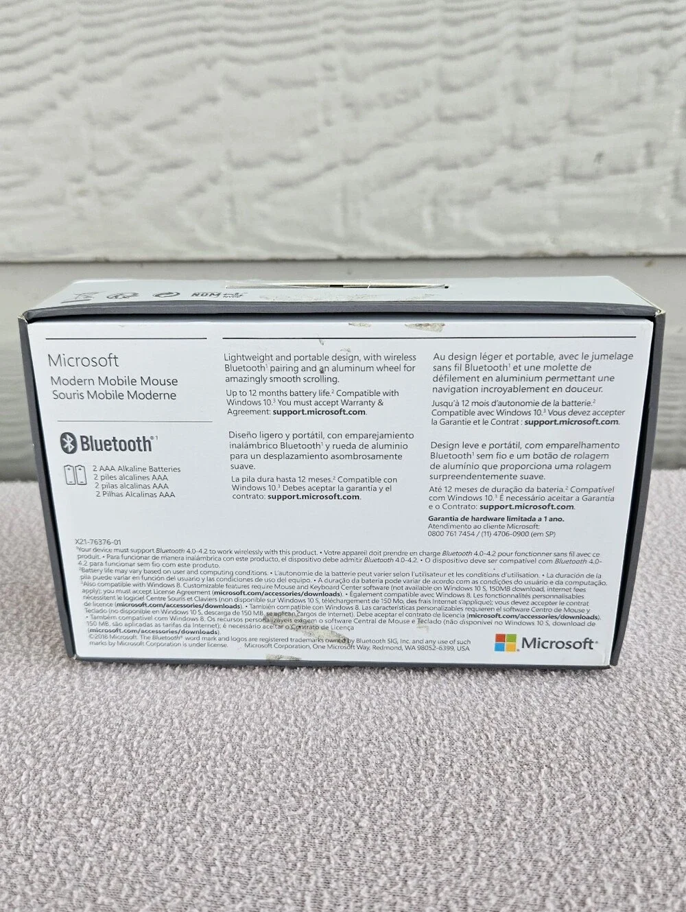 Microsoft Modern Mobile Mouse Black 1679/1679C Bluetooth Wireless Portable